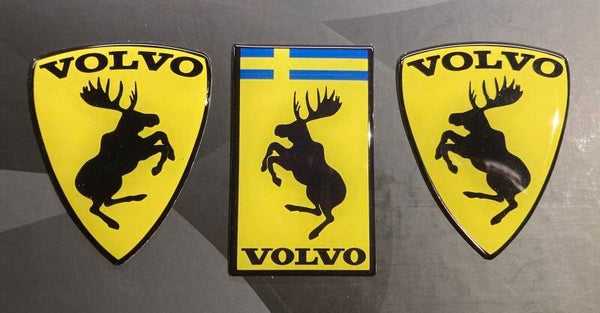 Trio Elandbadges VOLVO