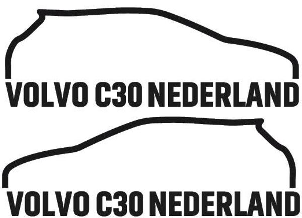 C30 NEDERLAND sticker set