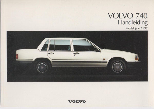 Manual - 1992 - Volvo 740 #020