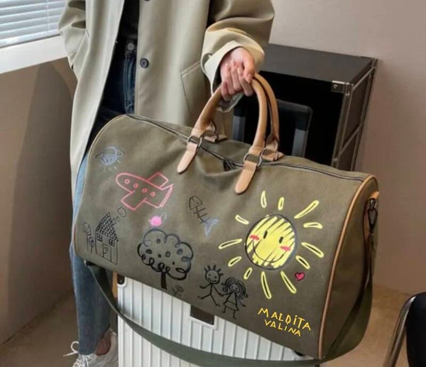 Bolso Grande dibujos Maldita Valina