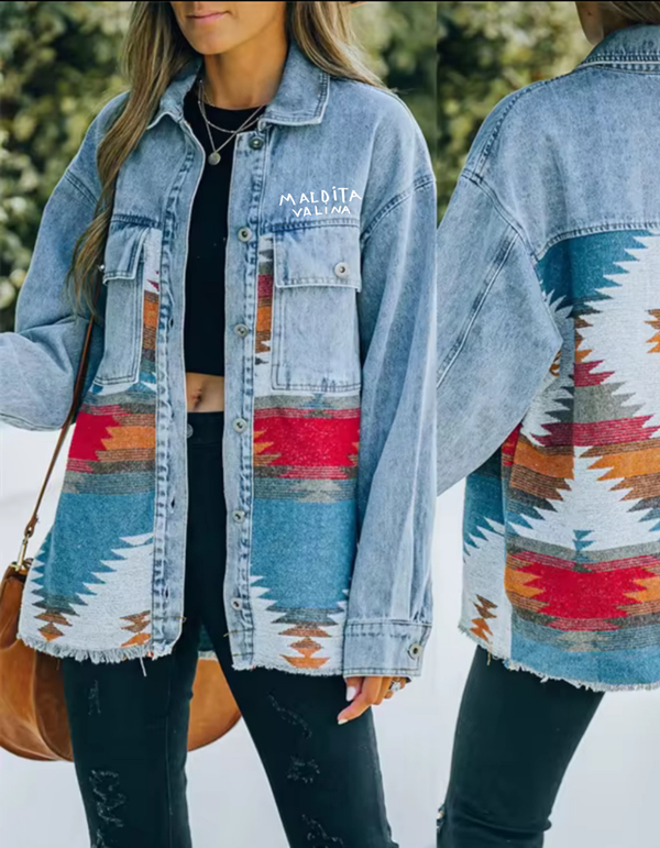Chaqueta Denim “Etnia”