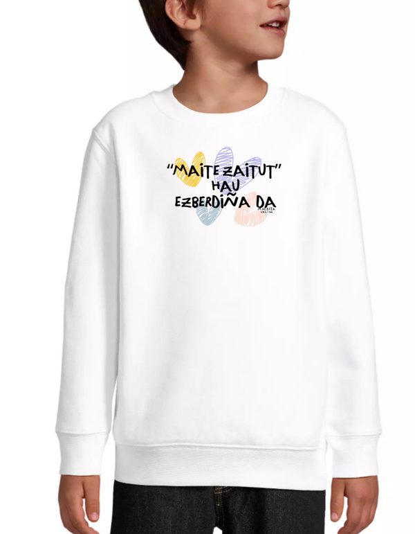 Maite Zaitut kids sudadera