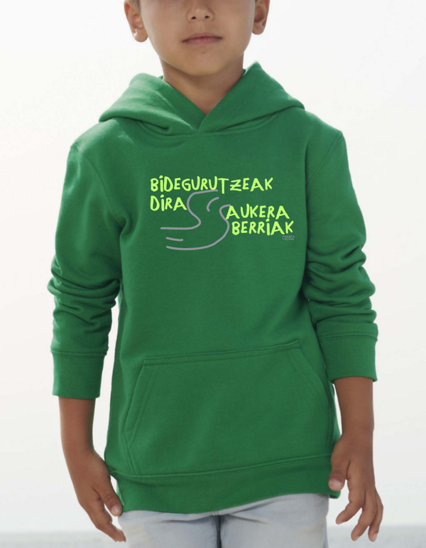 “Bidegurutzeak” kids sudadera