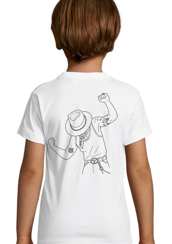 Camiseta manga corta dani del lío kids