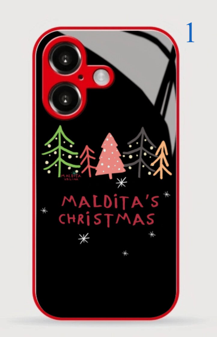 Funda de teléfono navideña