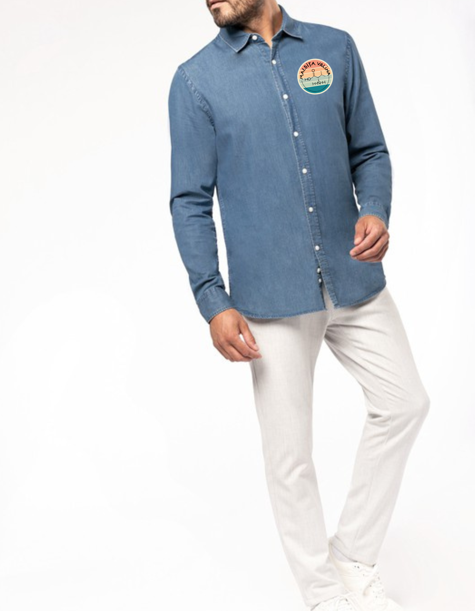 Camisa Denim Hombre Maldita Valina