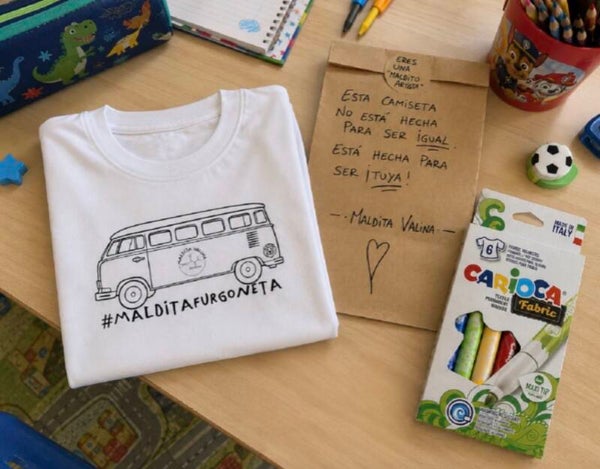 Camiseta kid “Maldit@ Artista”