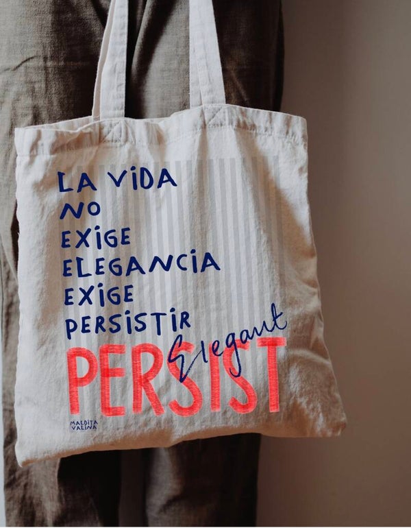 Totebag “persistir”