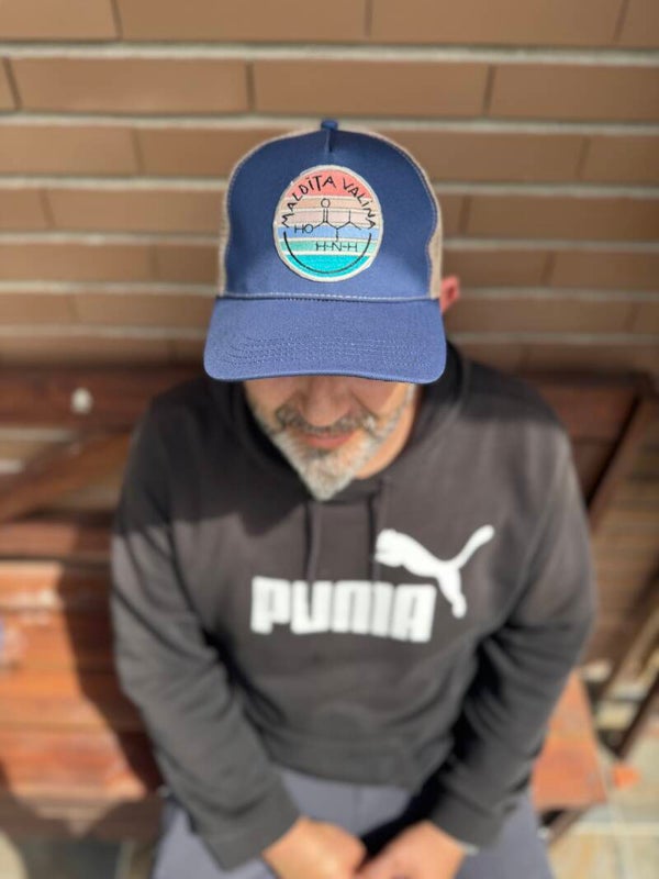 Gorra unisex azul/beige Maldita Valina