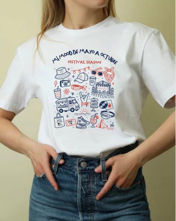 CAMISETA “FESTIVAL SEASON” Maldita Valina