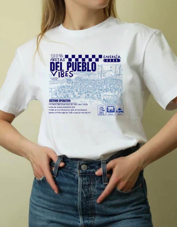 Camiseta “fiestas del pueblo”