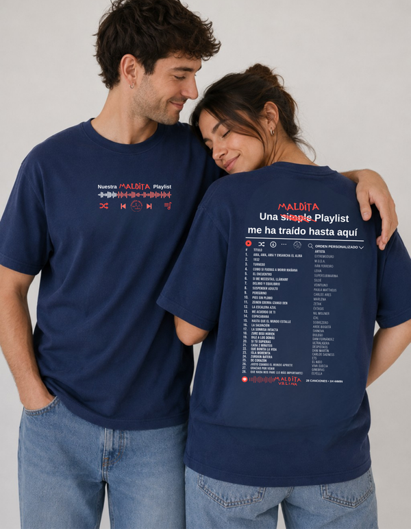 Camiseta unisex “Maldita Playlist”