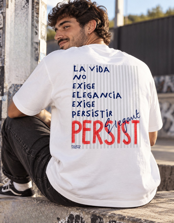 Camiseta “persistir”