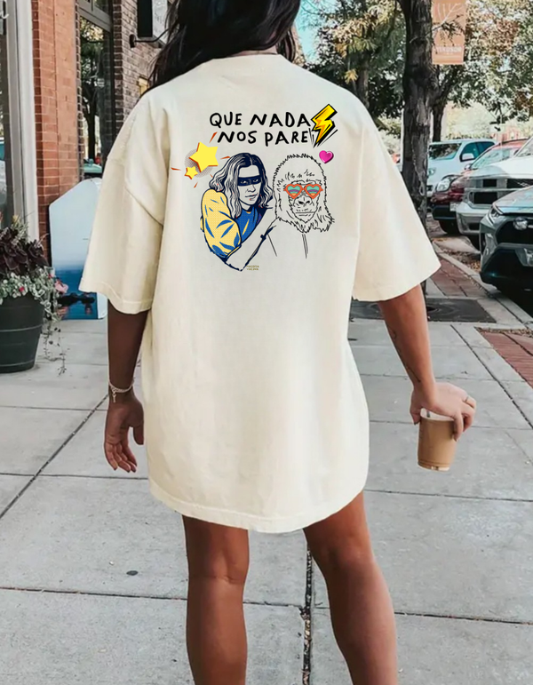 Vestido camiseta “que nada nos pare”