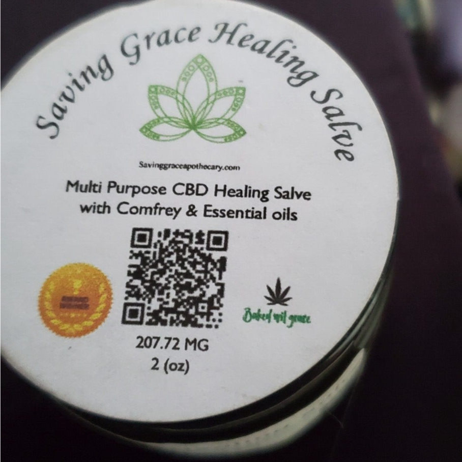 Saving Grace CBD Healing Salve 2 oz