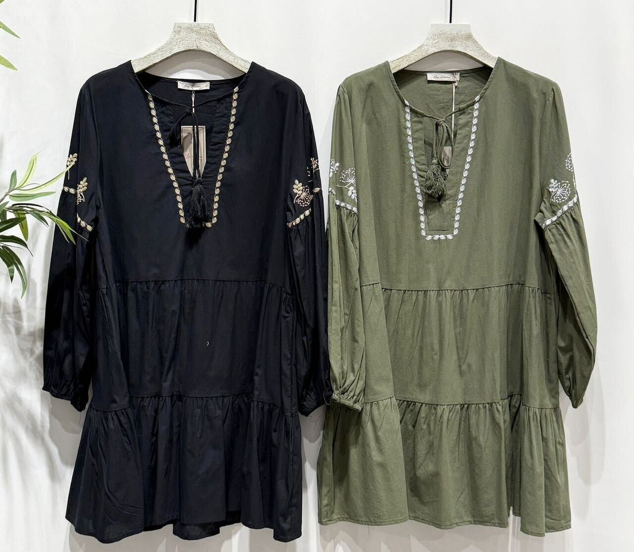 Vestido étnico midi