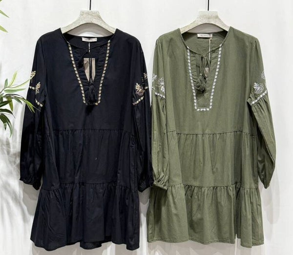 Vestido étnico midi