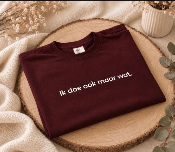 T-shirt met een knipoog