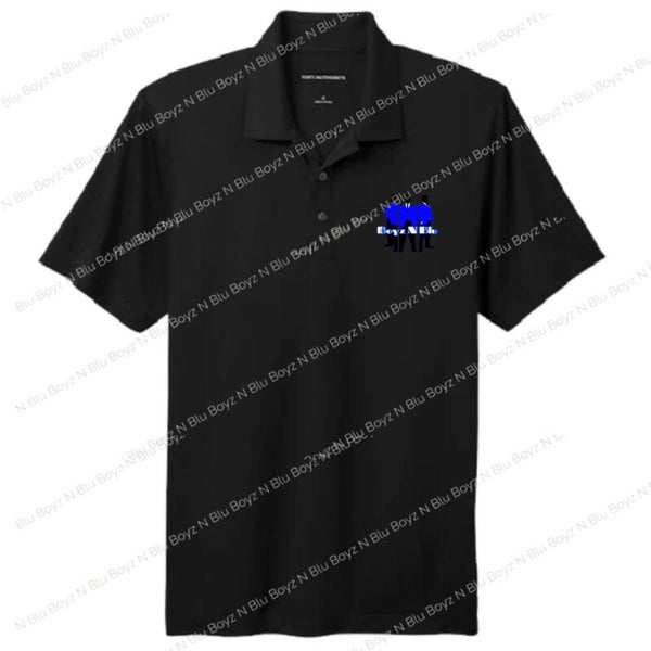 ProDry Black Boyz N Blu Golf Polo – Lightweight & Breathable Fit