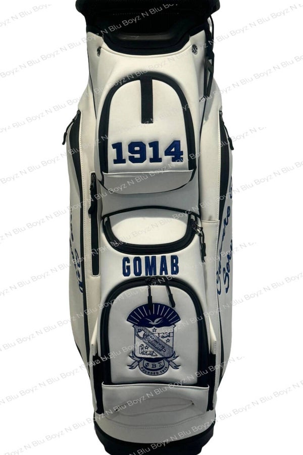 Phi Beta Sigma White Golf bag