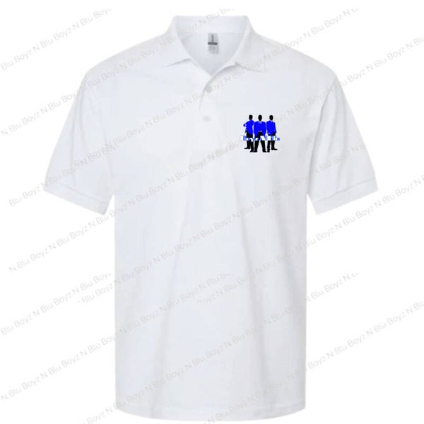 ProDry White Boyz N Blu Golf Polo – Lightweight & Breathable Fit