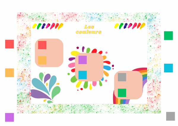 Planche « Apprendre les couleurs »
