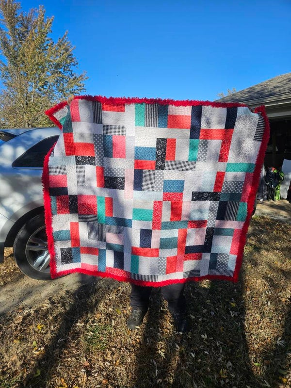 Kimberbell Winter throw quilt