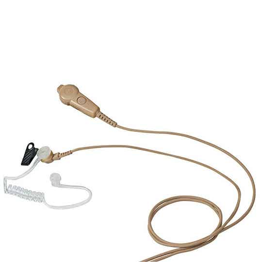 2-draads oortje met heldere akoestische buis (beige) PMLN6445A