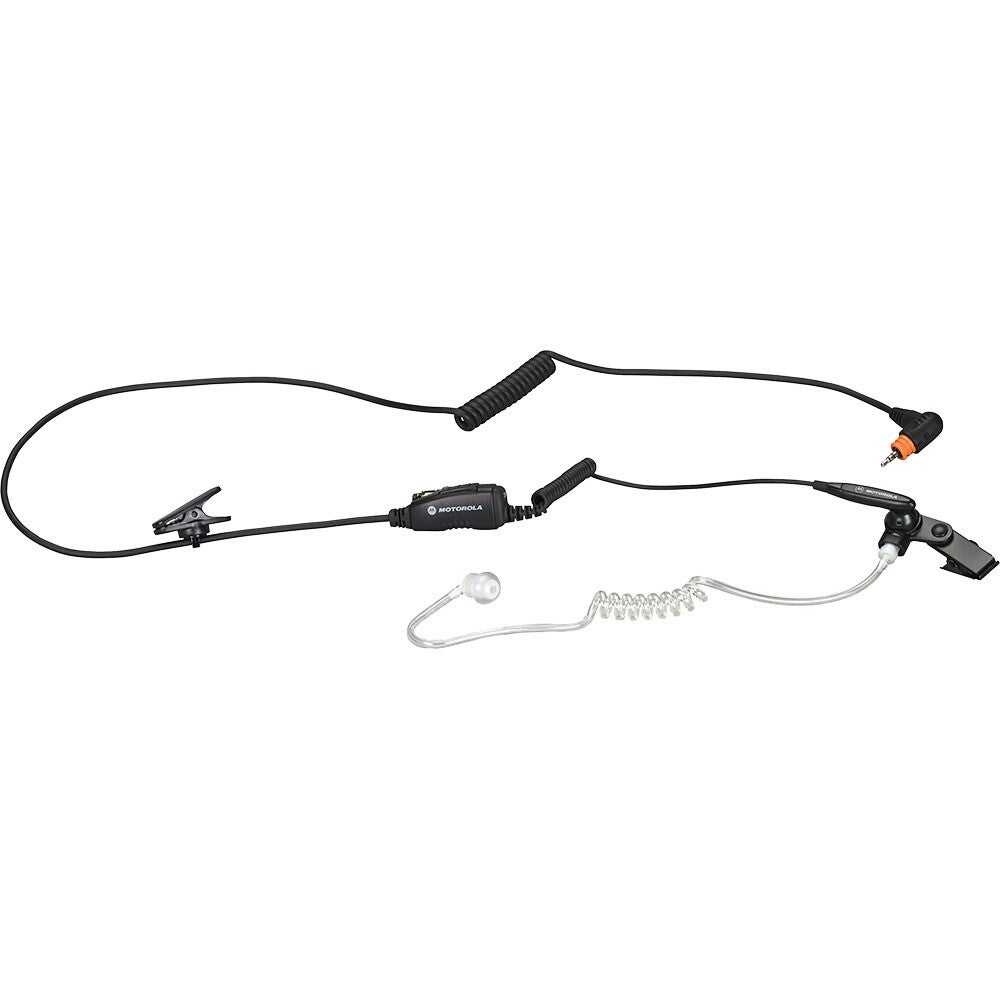 Surveillance earpiece with Mic and PTT Combined (Black) PMLN7158A