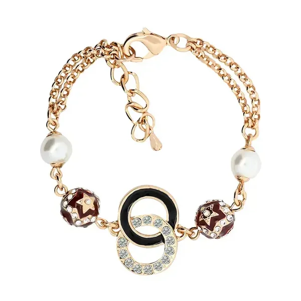 Armband - 'Dubbele Cirkel & Sterkralen'