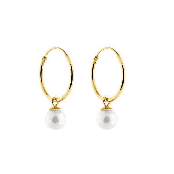 Kisha oorringen - parel hangers