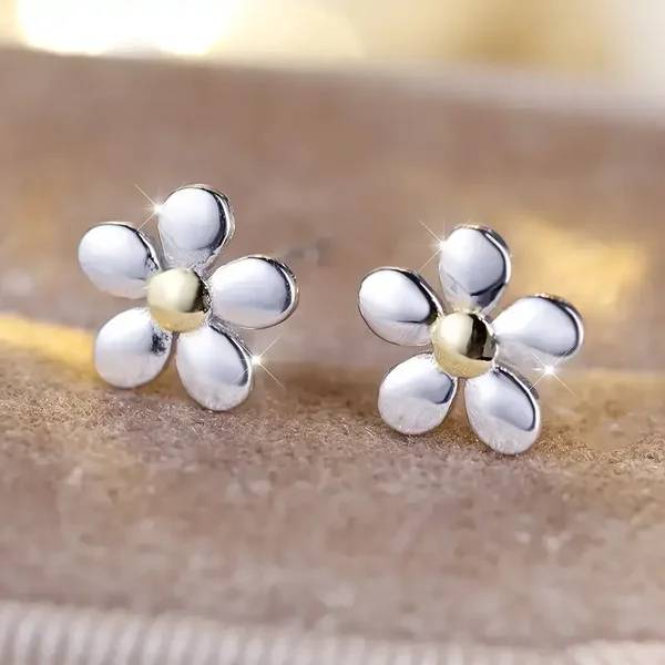 Zilveren bloemen (925er silver)