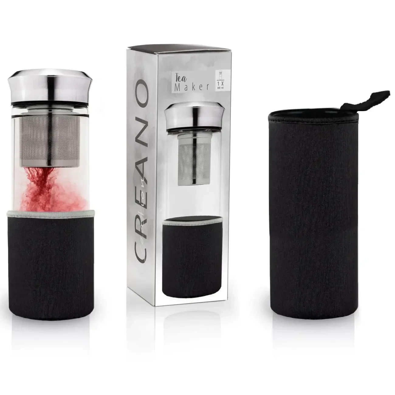 Creano Theemaker 400ml (Inclusief Neopreen Hoes)