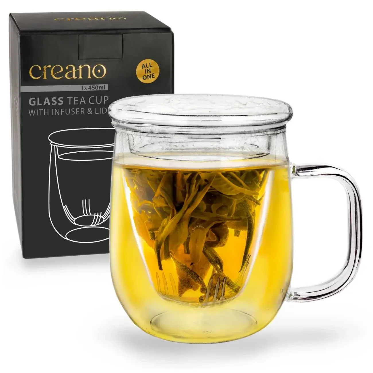 Creano Theeglas - 450ml