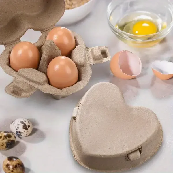 Eierdozen in hartvorm