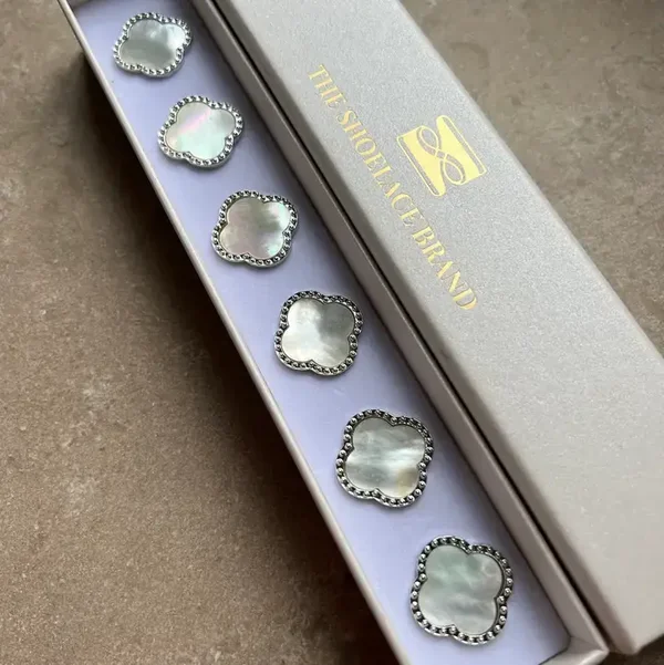 Cecilia – Parelmoer CLIP-OVER Zilver