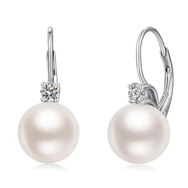 Oorbellen "PearlStar" (Zilver / Goud)