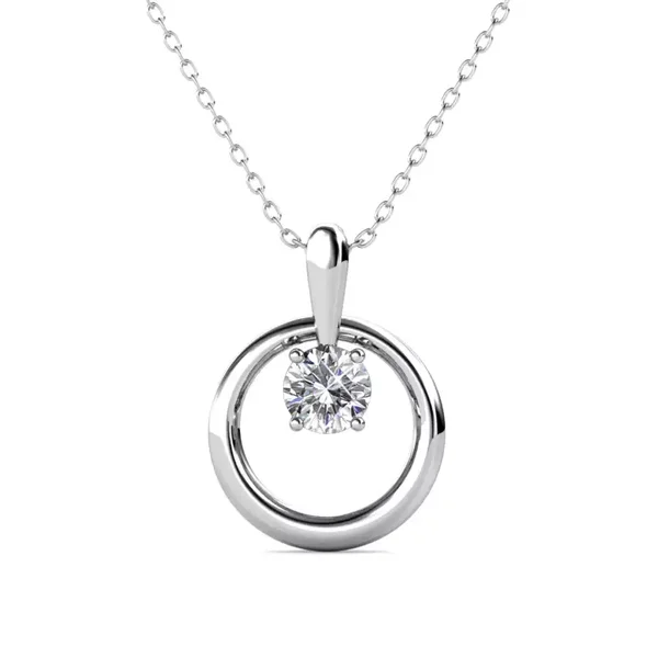 Octavia Hangers - zilver en kristal