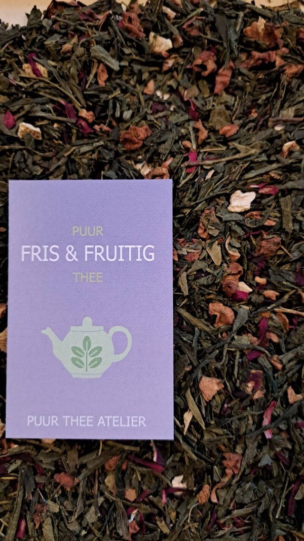 PUUR FRIS & FRUITIG THEE (groene thee)