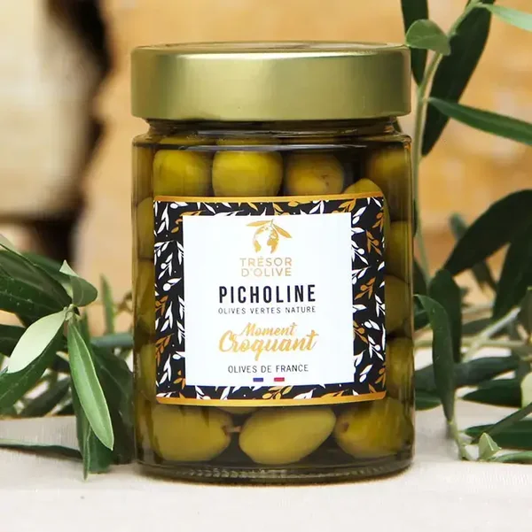 Trésor d'Olive - Natuurlijke Groene Olijven (Picholine-Variëteit)