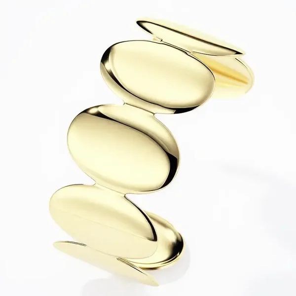 Armband 'Modern Art' (Goud/Zilver)