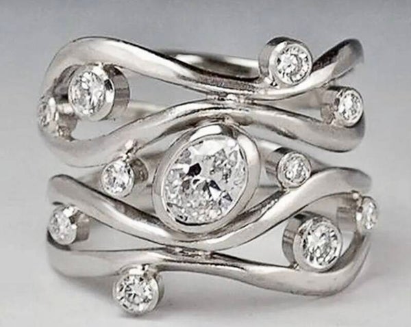 Ring - het leven - zilver