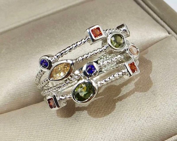 Kleuren van Vreugde - Fashion Ring