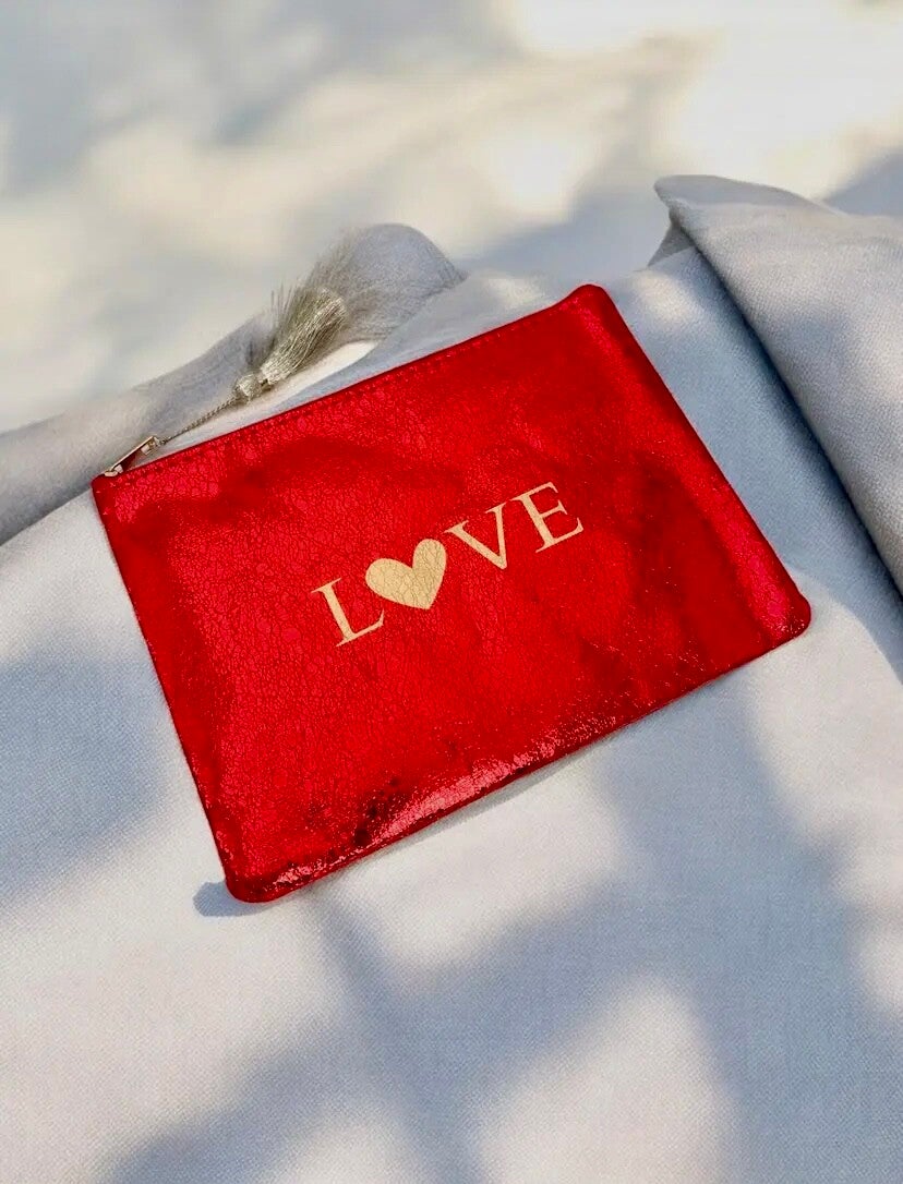 Make-Up Tasje 'Love' 20x15 cm