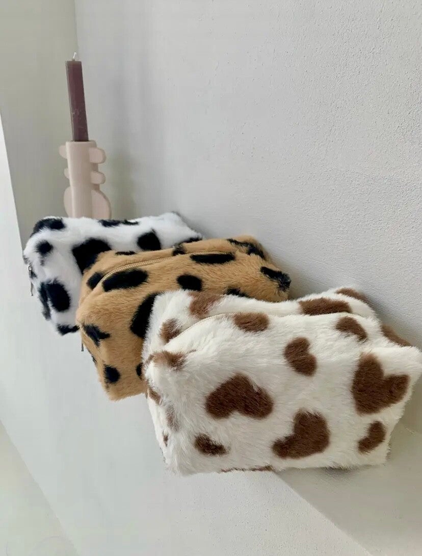 Nepbont Etui Met Hartmotief (Div. Kleuren)