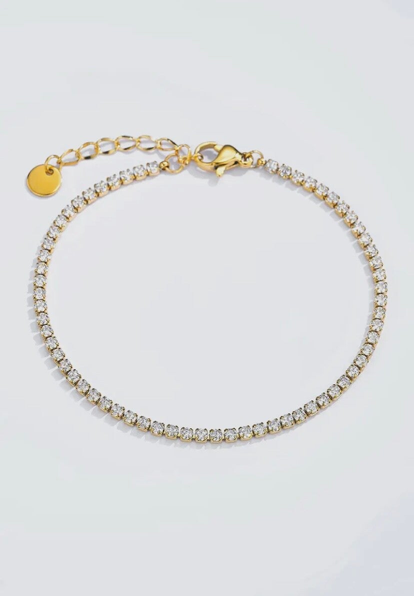 Armband 'Diamonds' (Goud of Zilver)