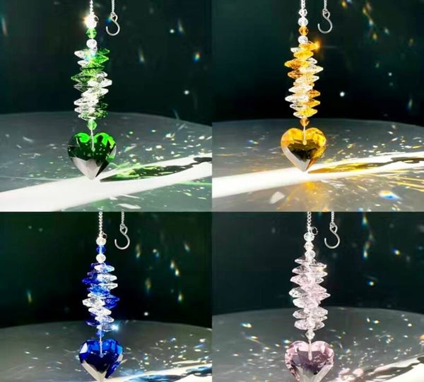 Suncatcher 'Diamond Hart' (verschillende kleuren)