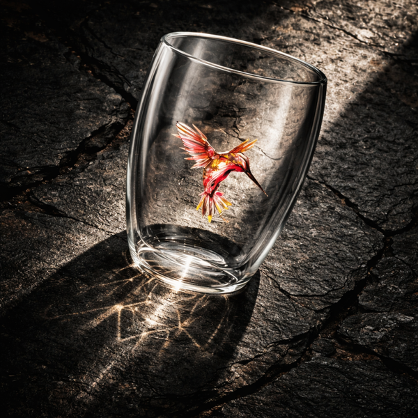 Thermisch Glas “Hummi” (Roze, Grijs, Groen)