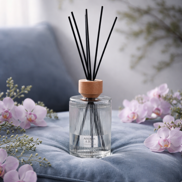 Aroma Art 'Vanilla Noir' Deluxe Diffuser Set (extra groot 800ml)