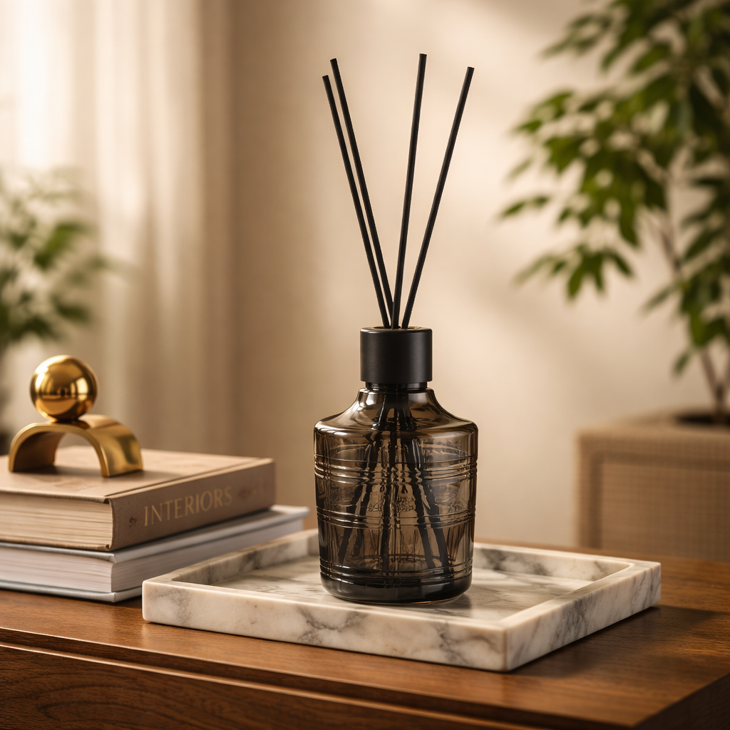 Aroma Art 'Eucalyptus Rose' Deluxe Diffuser Set (extra groot 800ml)